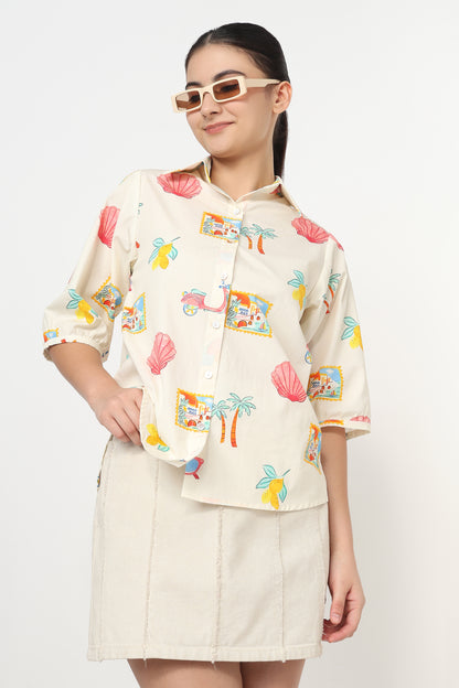 Summer Postcard Shirt