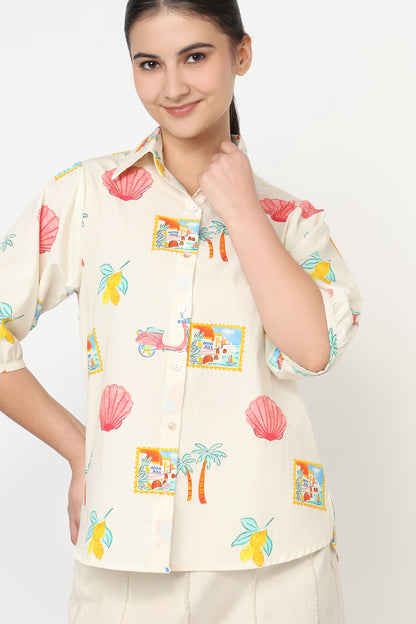 Summer Postcard Shirt