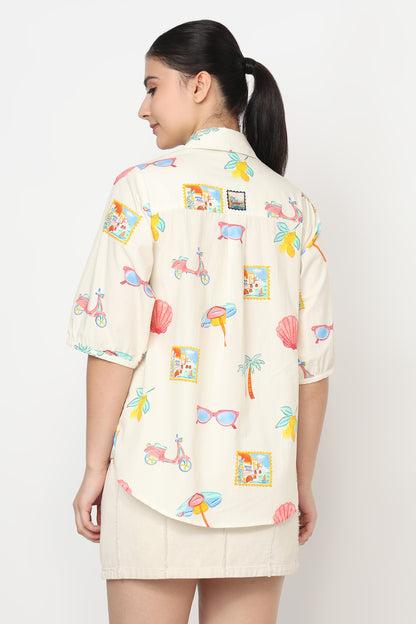 Summer Postcard Shirt