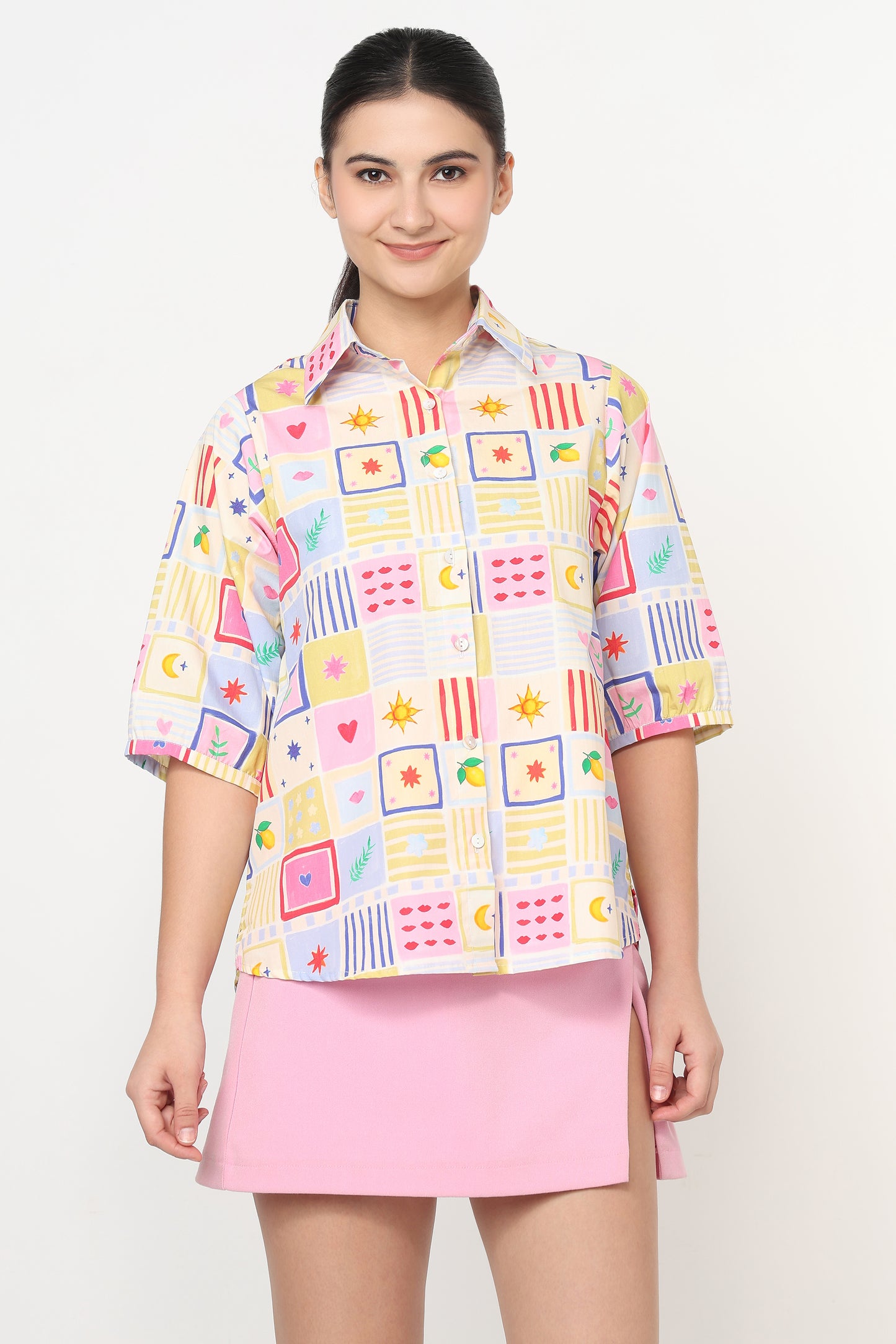 Patchwork Joy Shirt