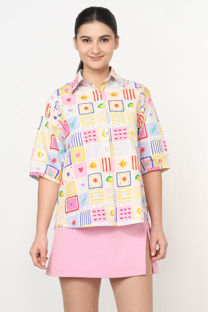 Patchwork Joy Shirt