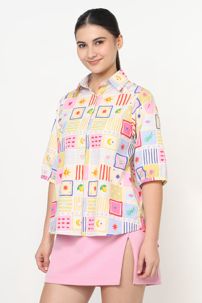 Patchwork Joy Shirt