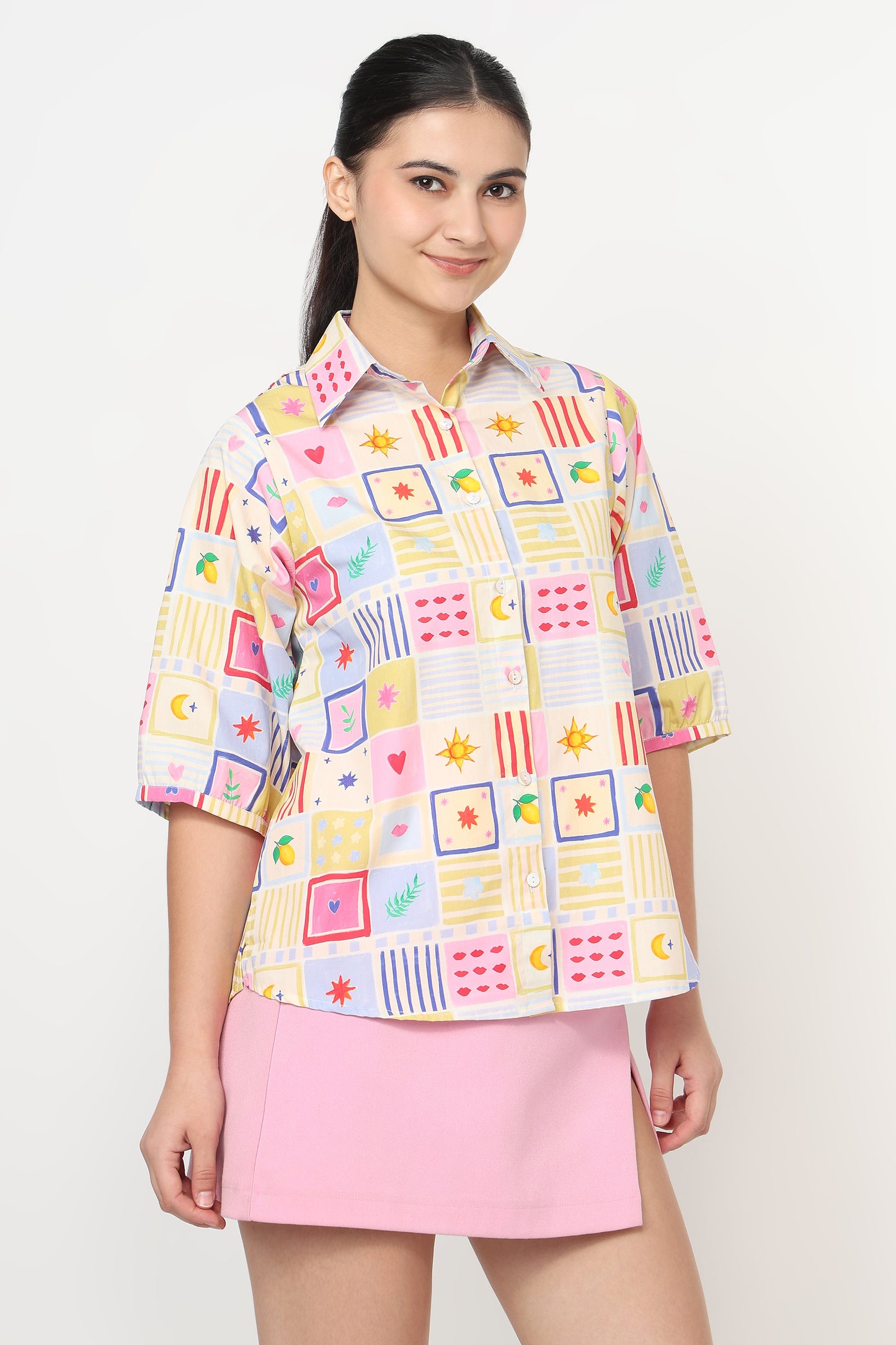 Patchwork Joy Shirt