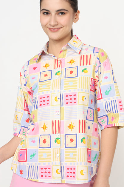 Patchwork Joy Shirt