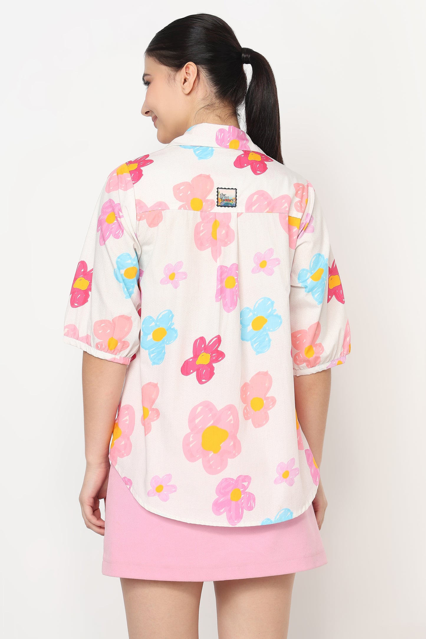 Candy Bloom Printed Shirt