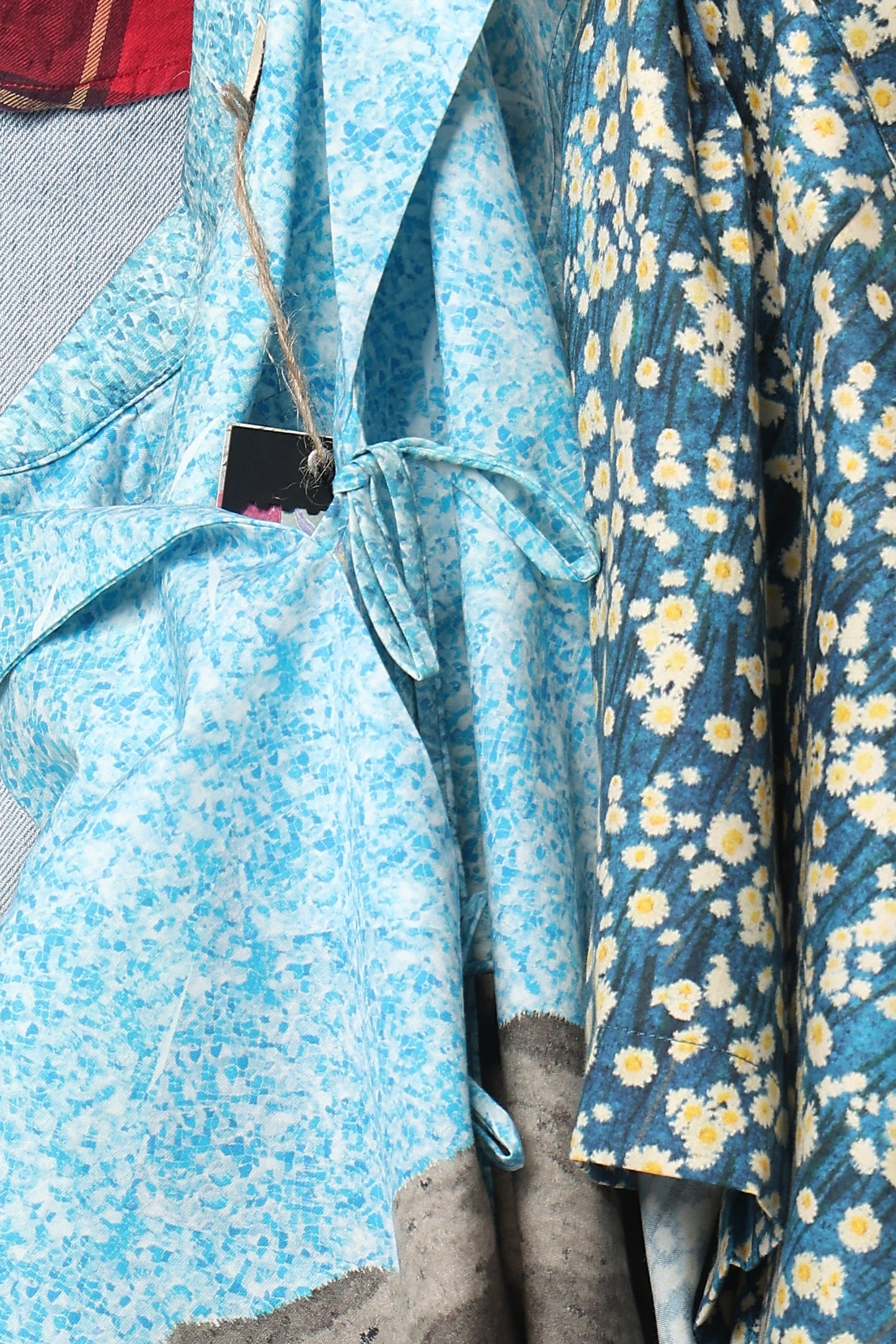 Blue Daisy Bloom Shirt With Skort Set