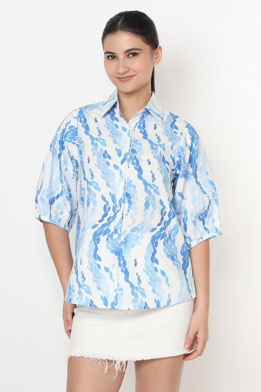 Blue Vines Shirt