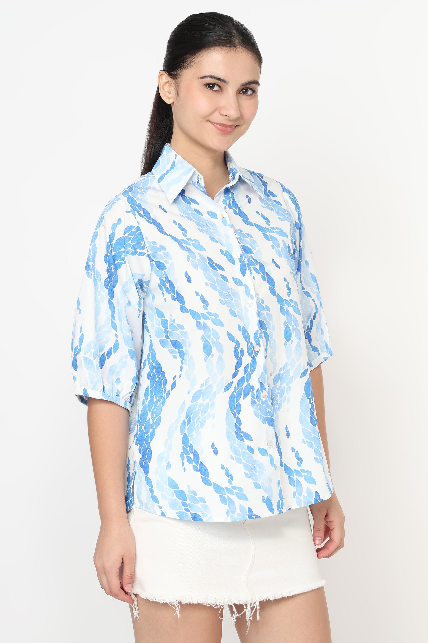 Blue Vines Shirt