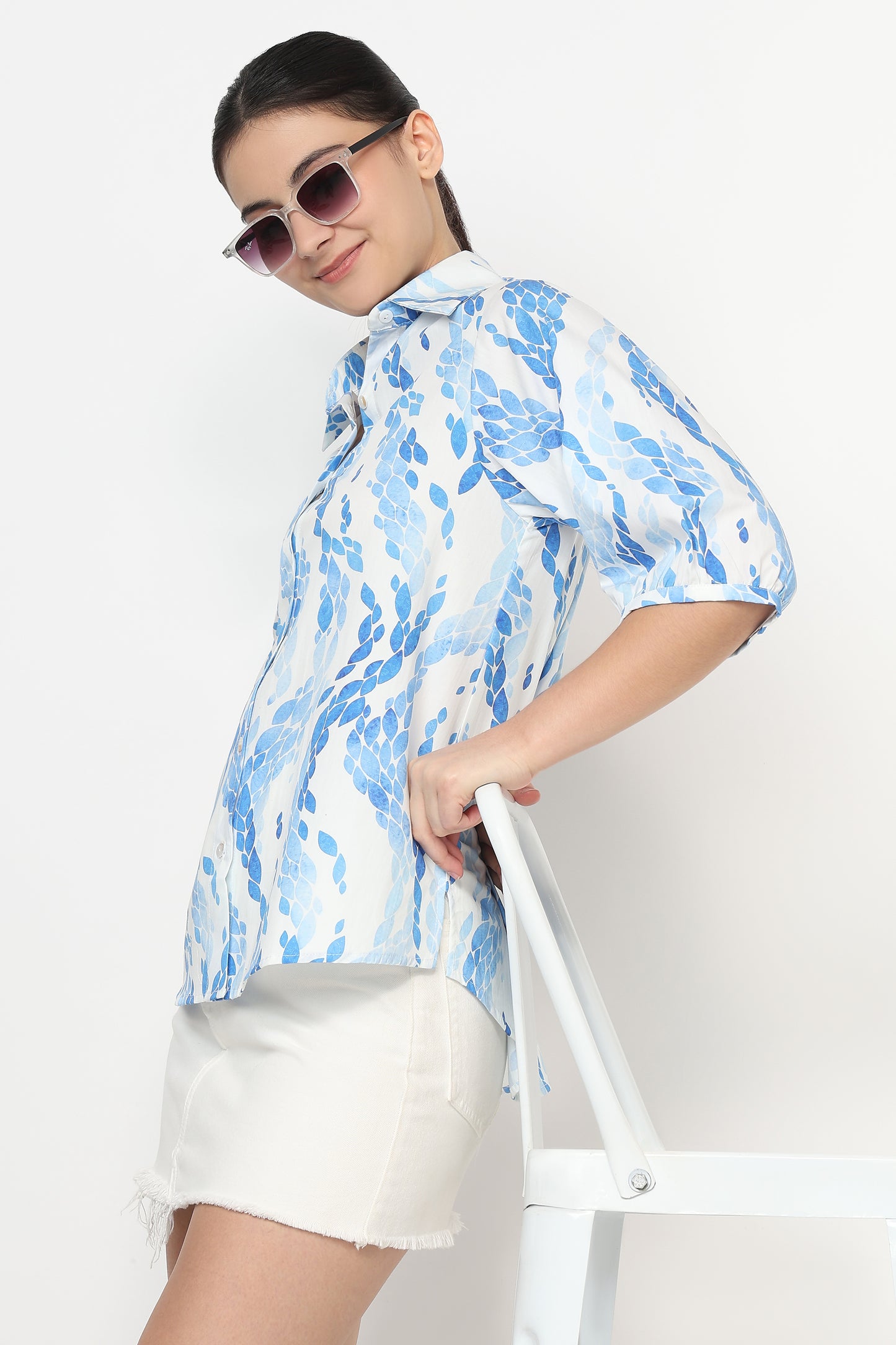 Blue Vines Shirt