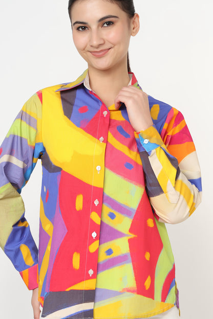Pop Prism Abstract Shirt