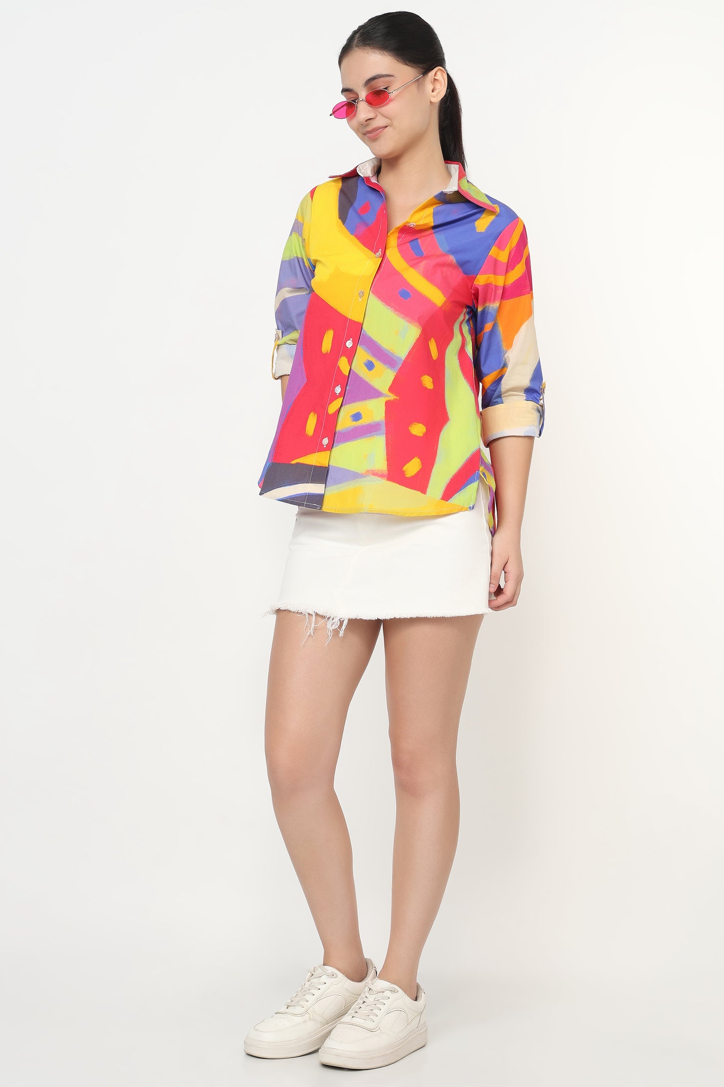 Pop Prism Abstract Shirt