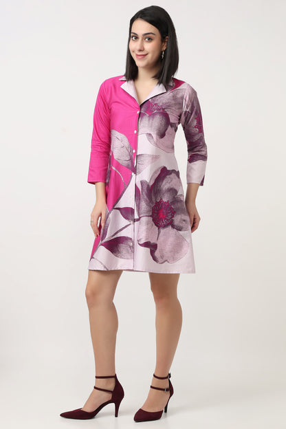 Fuchsia Flora Dress