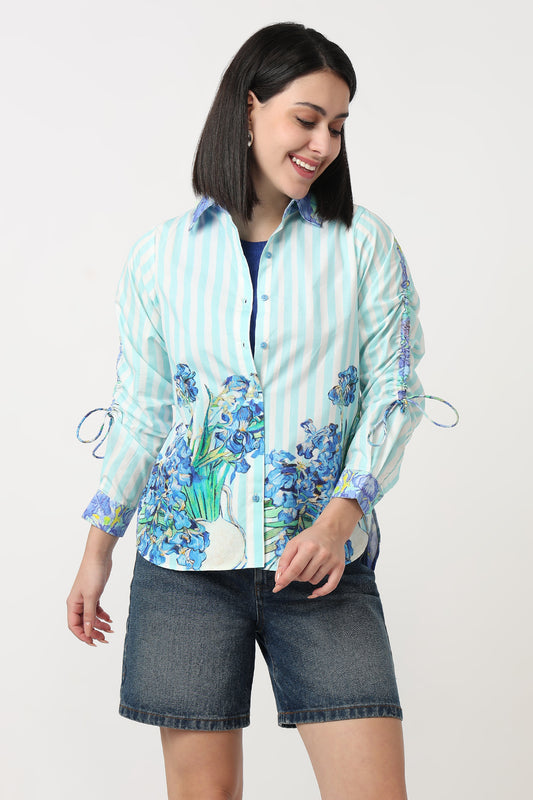Aqua Iris Shirt