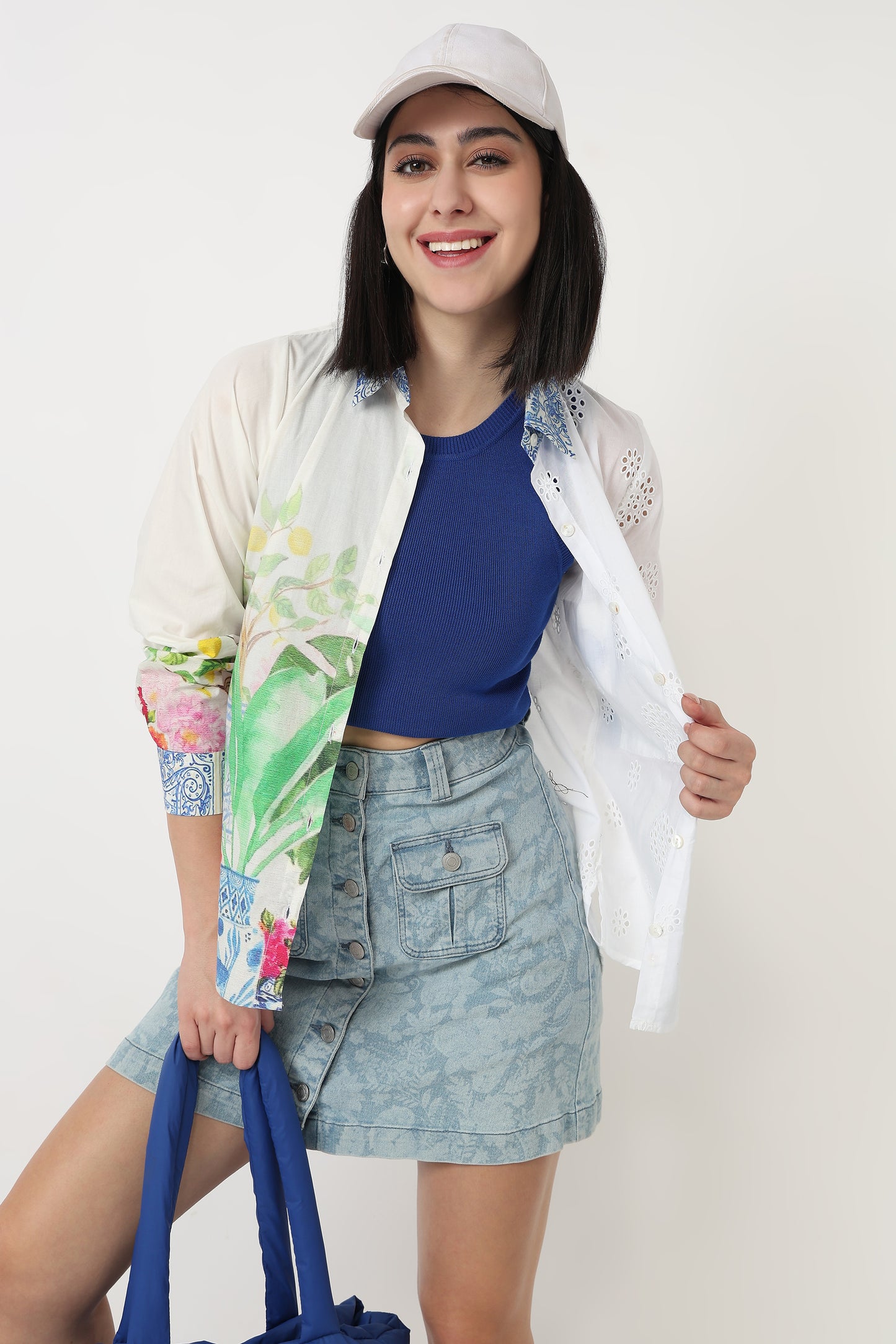 floral vase garden shirt