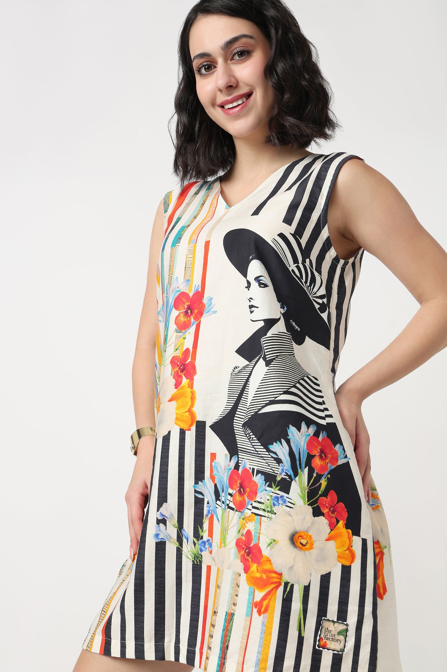 Carnival Stripe Dress