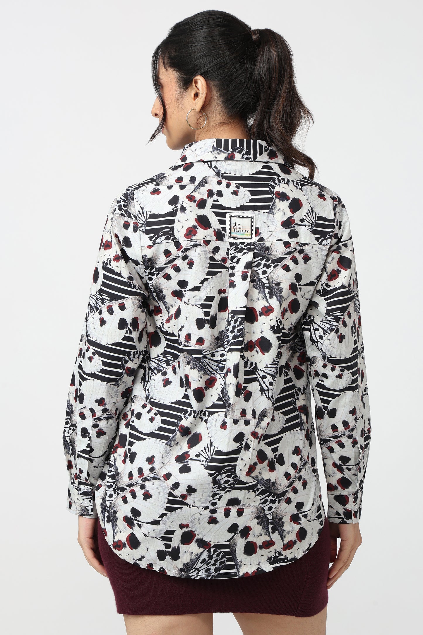 Abstract Bloom Printed Shirt