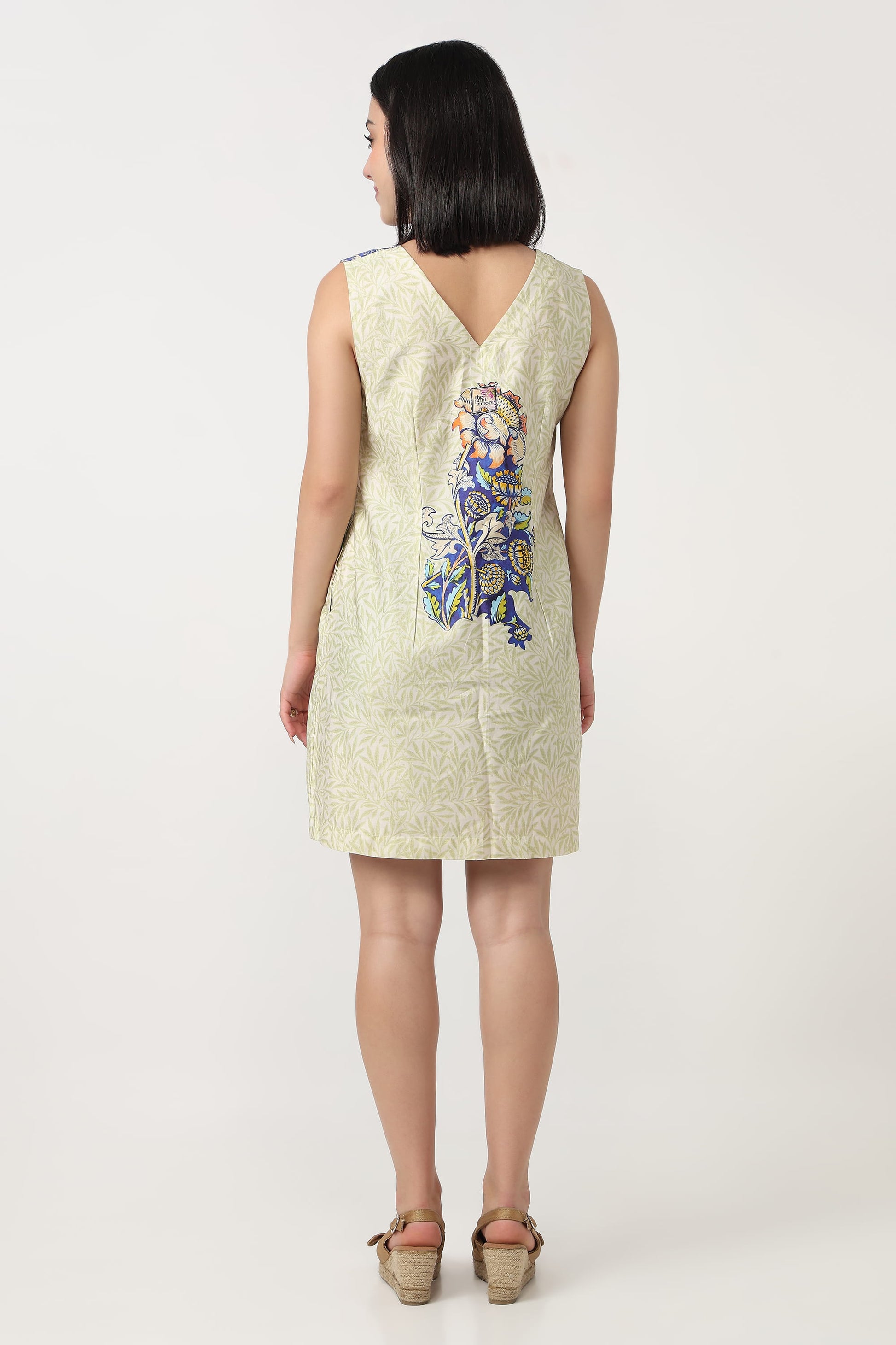 Garden Mosaic Dress – printed short dress for women, view 2