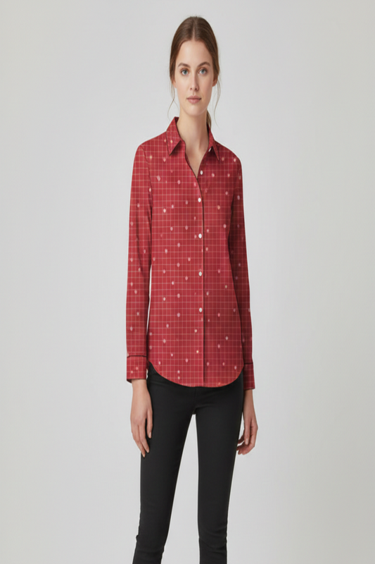 Red Whisper Hearts Shirt