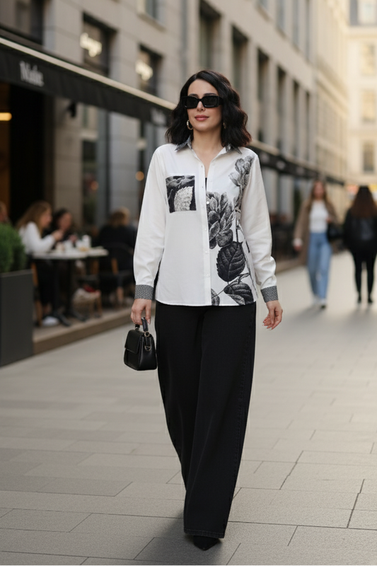 Charcoal Garden Shirt