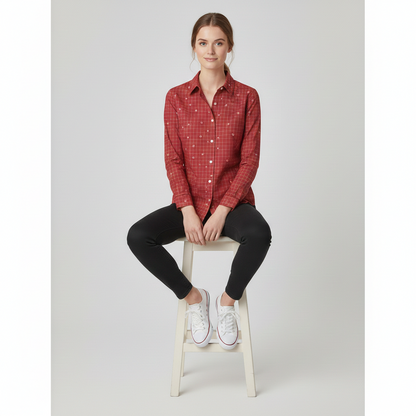 Red Whisper Hearts Shirt