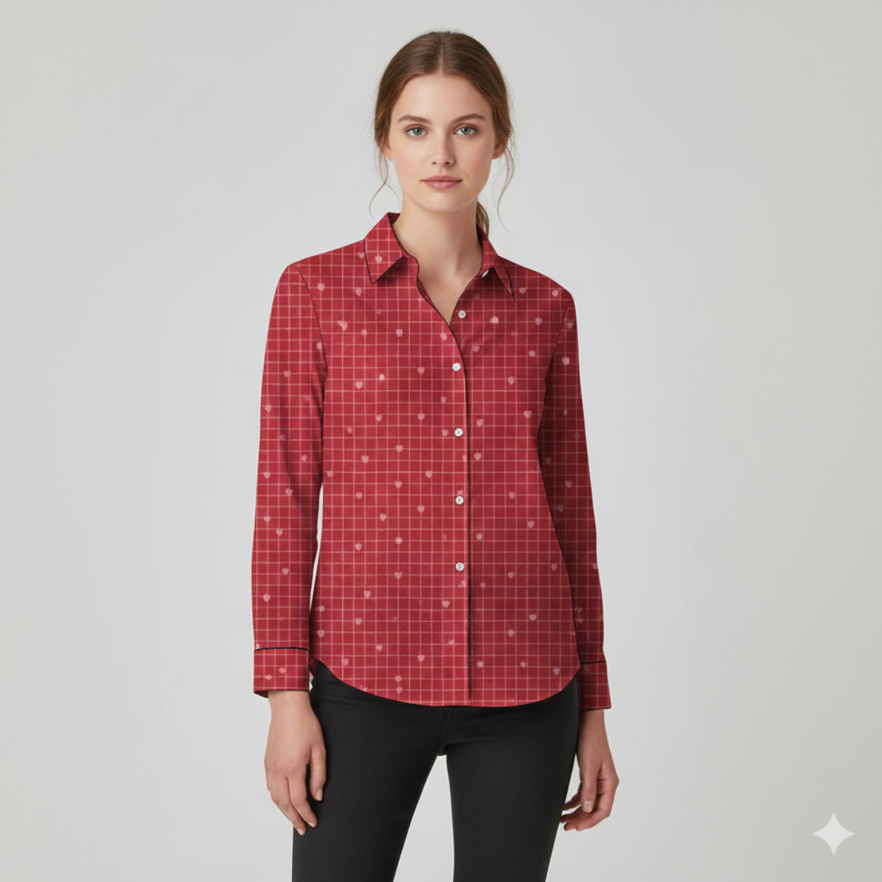 Red Whisper Hearts Shirt