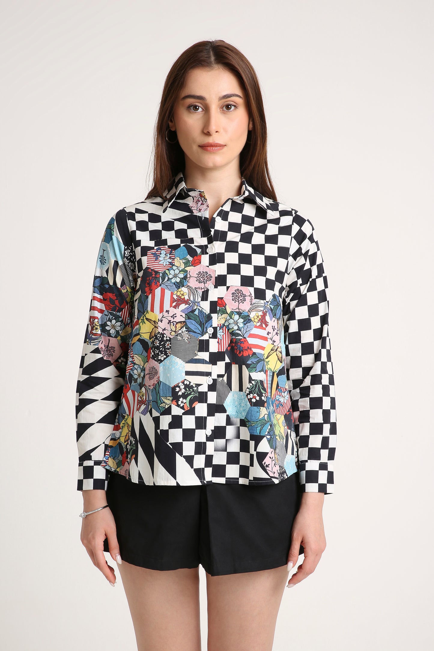 Checker Bloom Shirt
