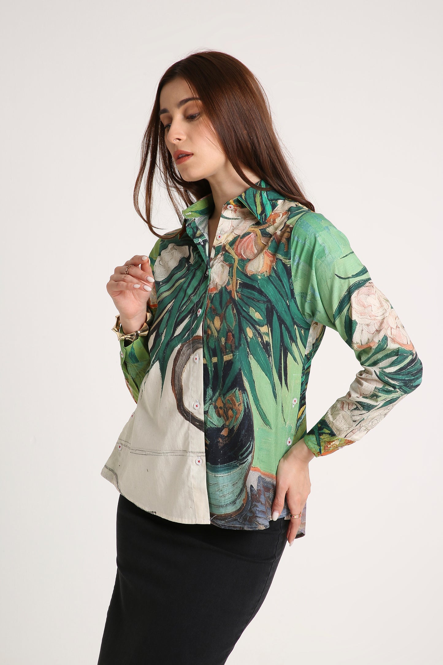 Emerald Bloom Shirt