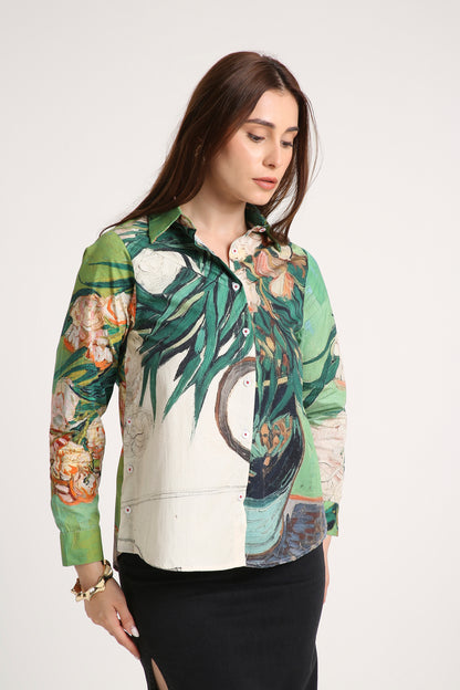 Emerald Bloom Shirt