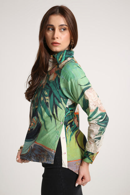 Emerald Bloom Shirt