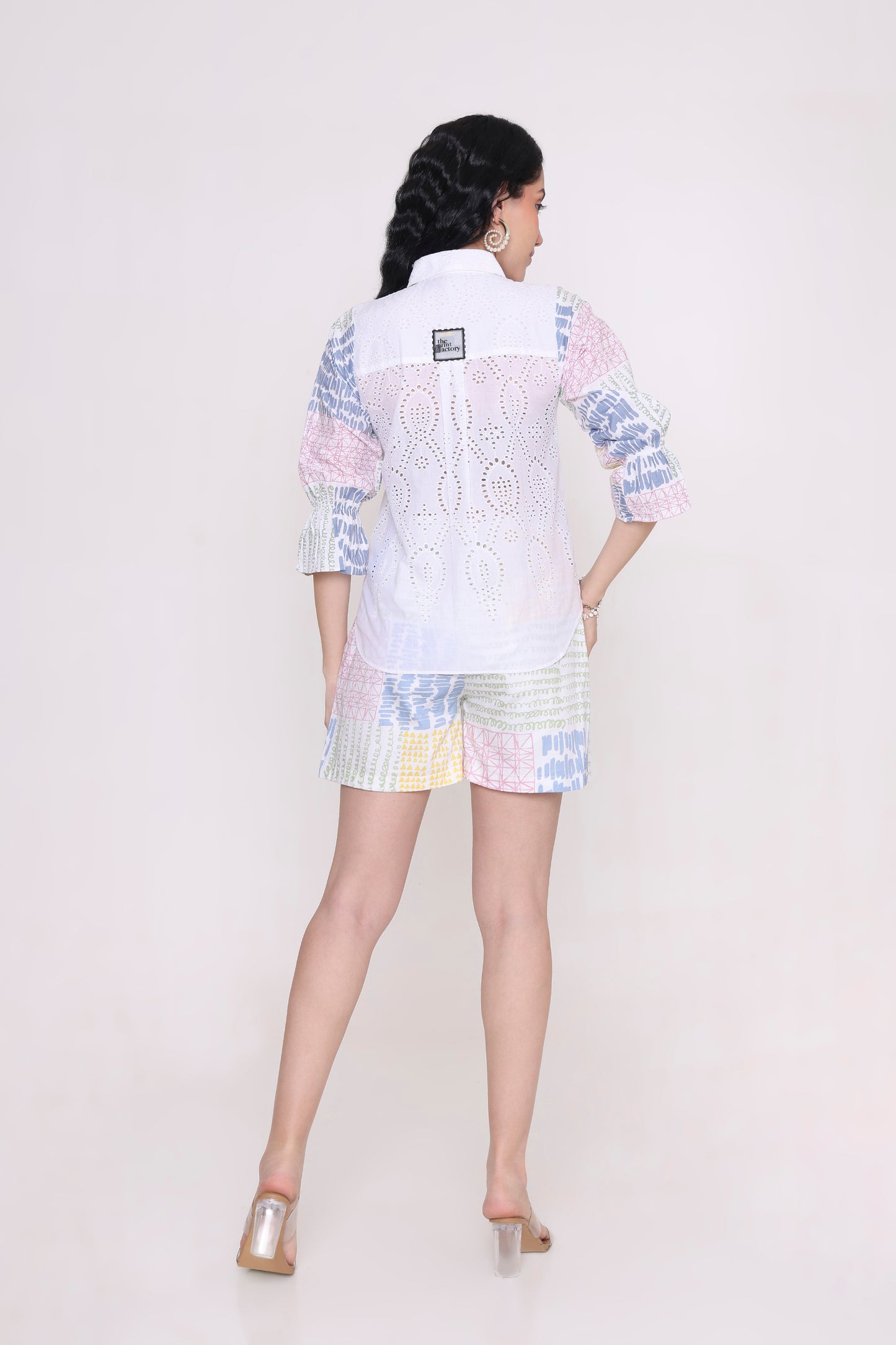 Pastel Breeze Eyelet Co-ord Set