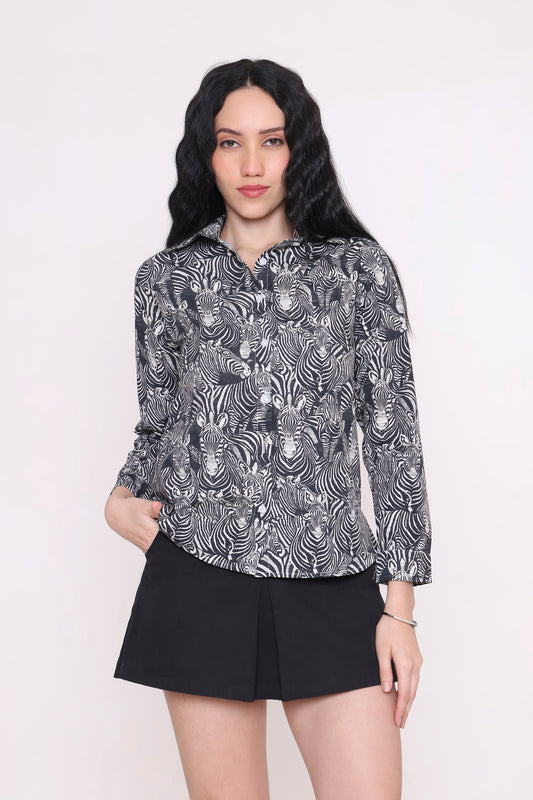 Zebra Print Shirt