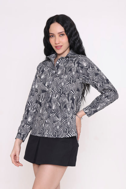 Zebra Print Shirt