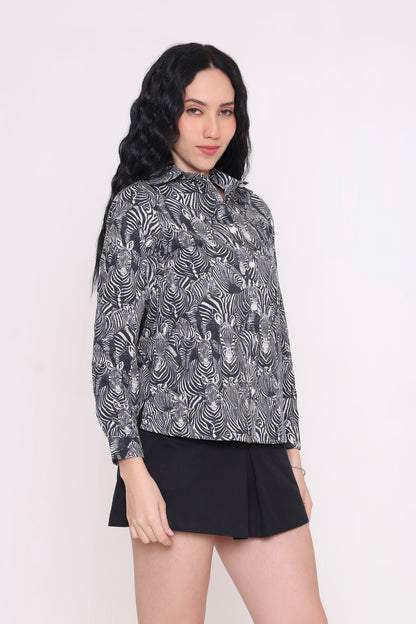 Zebra Print Shirt