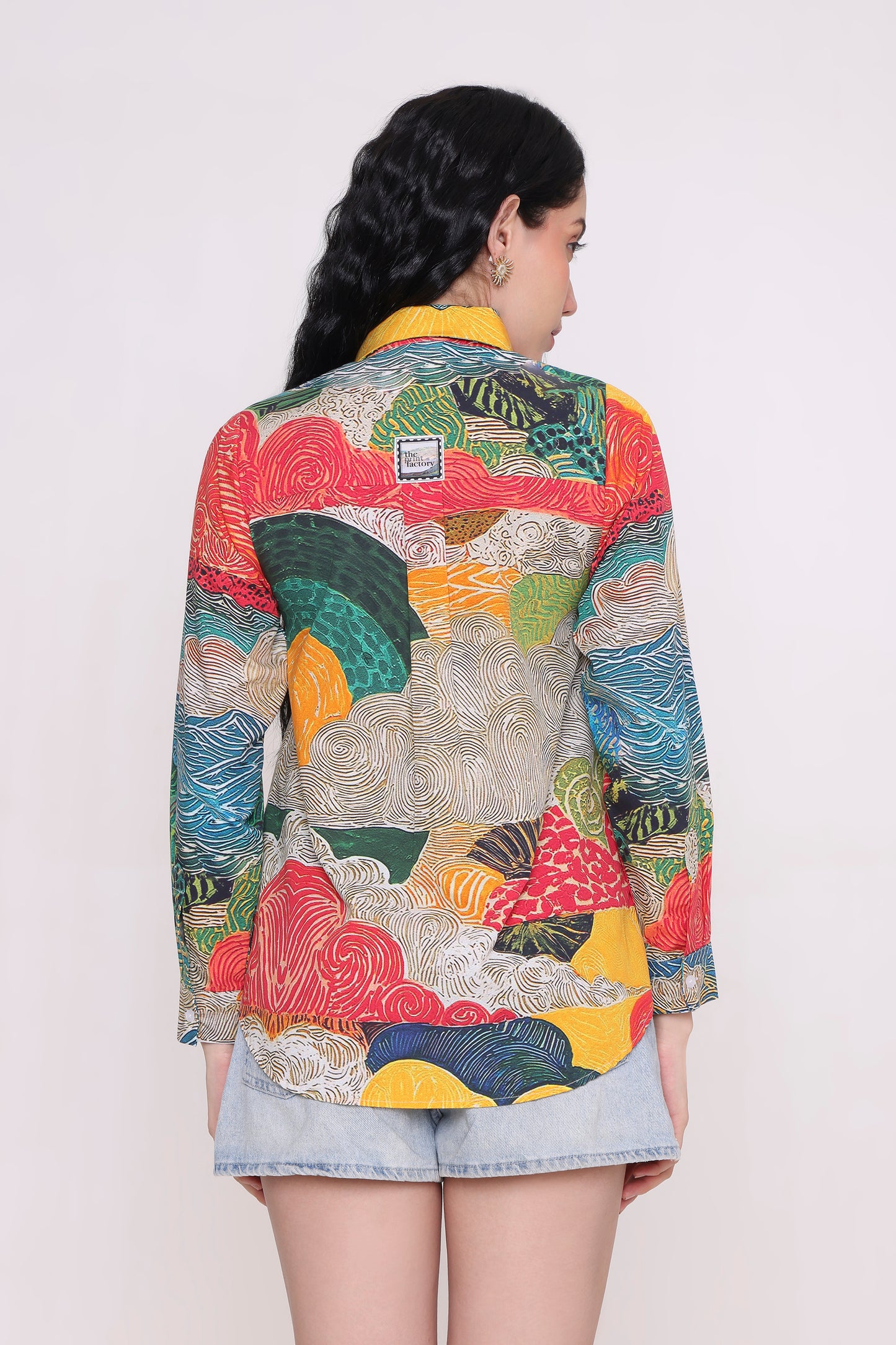 Sunset Mosaic Printed Shirt