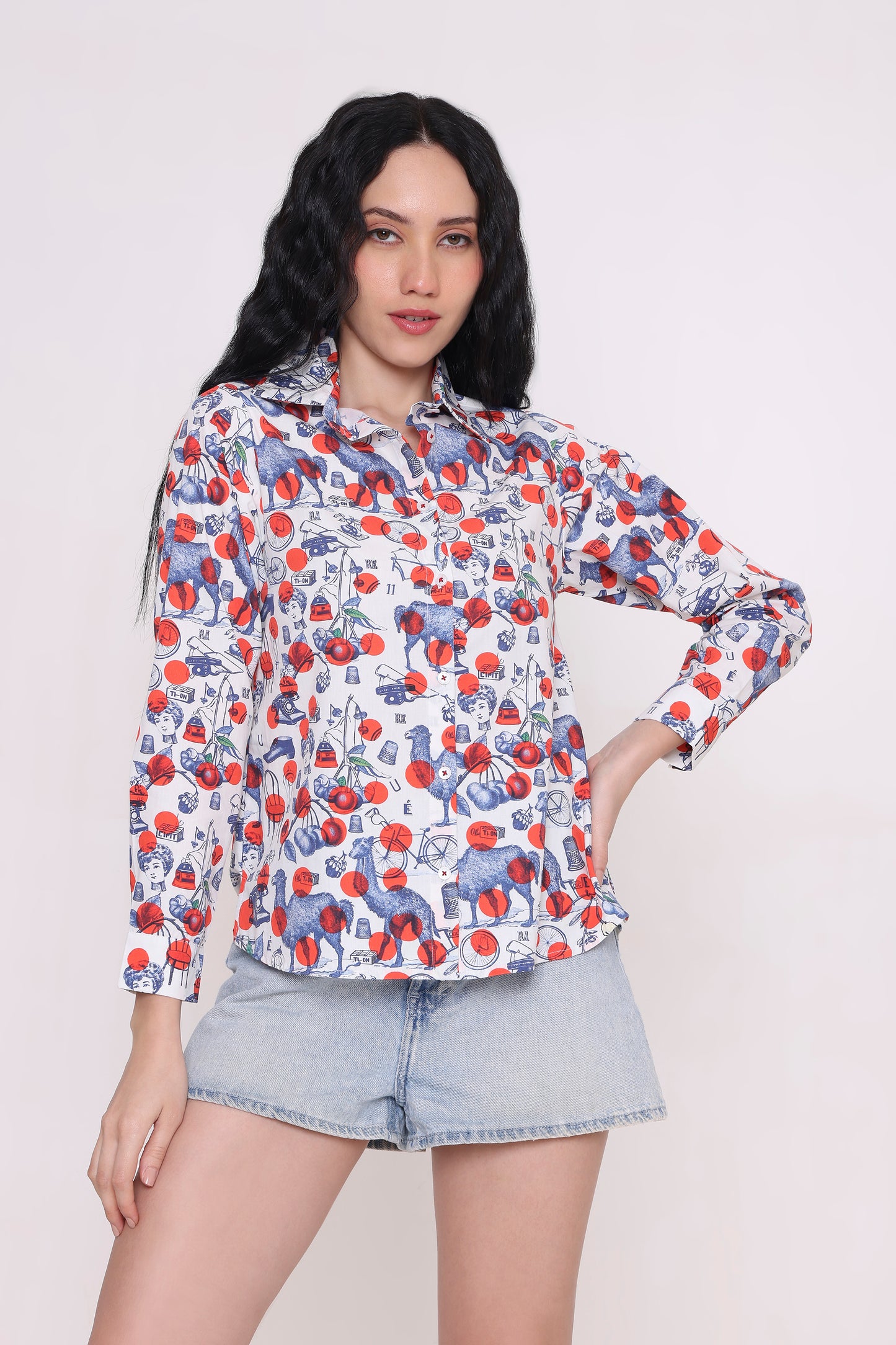 Jaisalmer Caravan Print Shirt