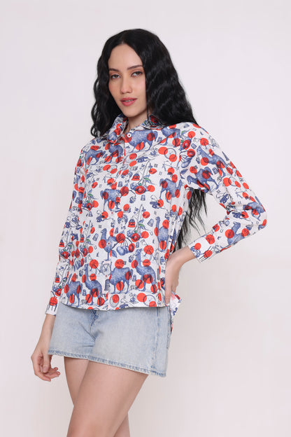 Jaisalmer Caravan Print Shirt