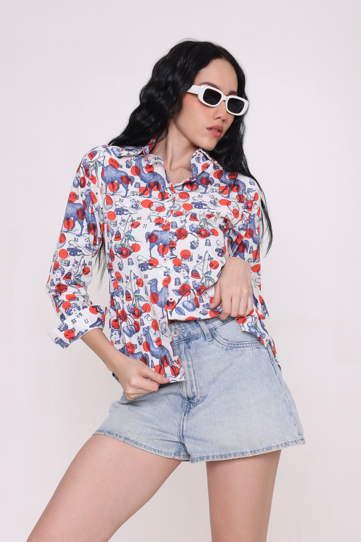 Jaisalmer Caravan Print Shirt