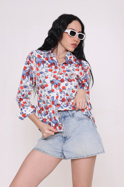 Jaisalmer Caravan Print Shirt