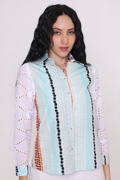 Aqua Mosaic Shirt