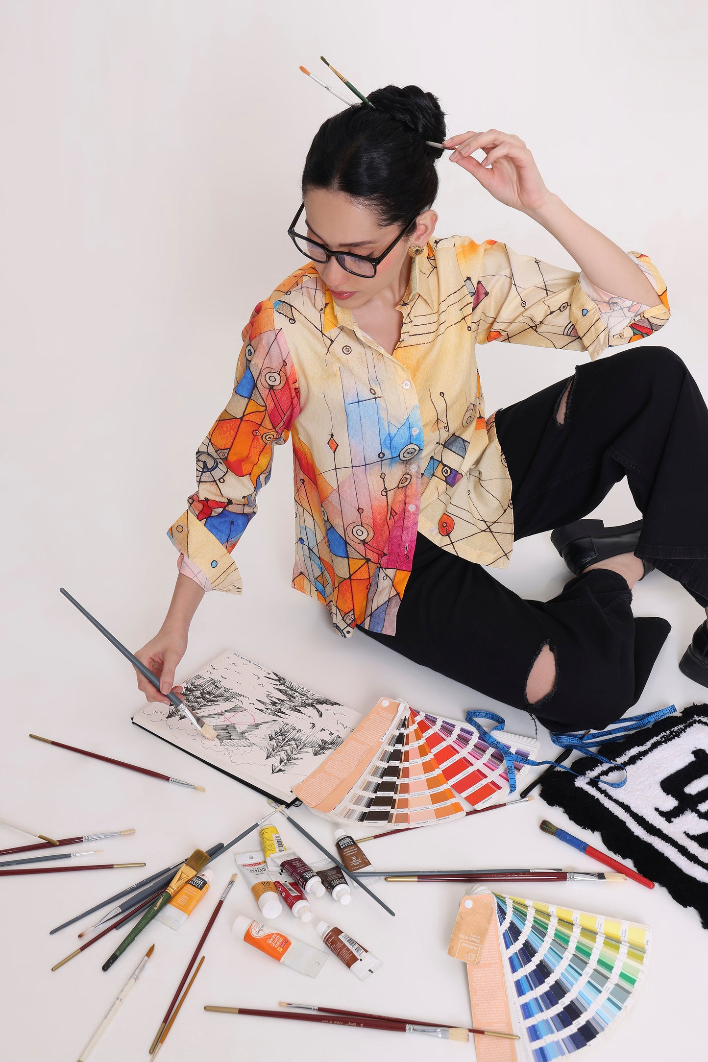 Art Studio Geometric Shirt