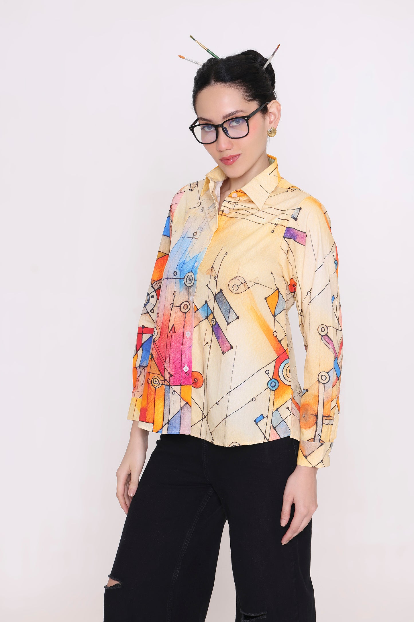 Art Studio Geometric Shirt
