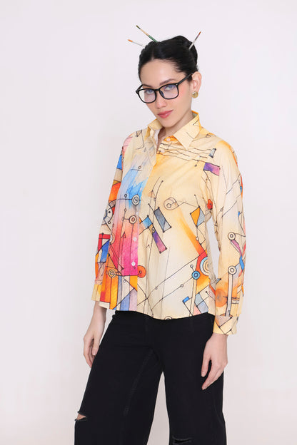 Art Studio Geometric Shirt