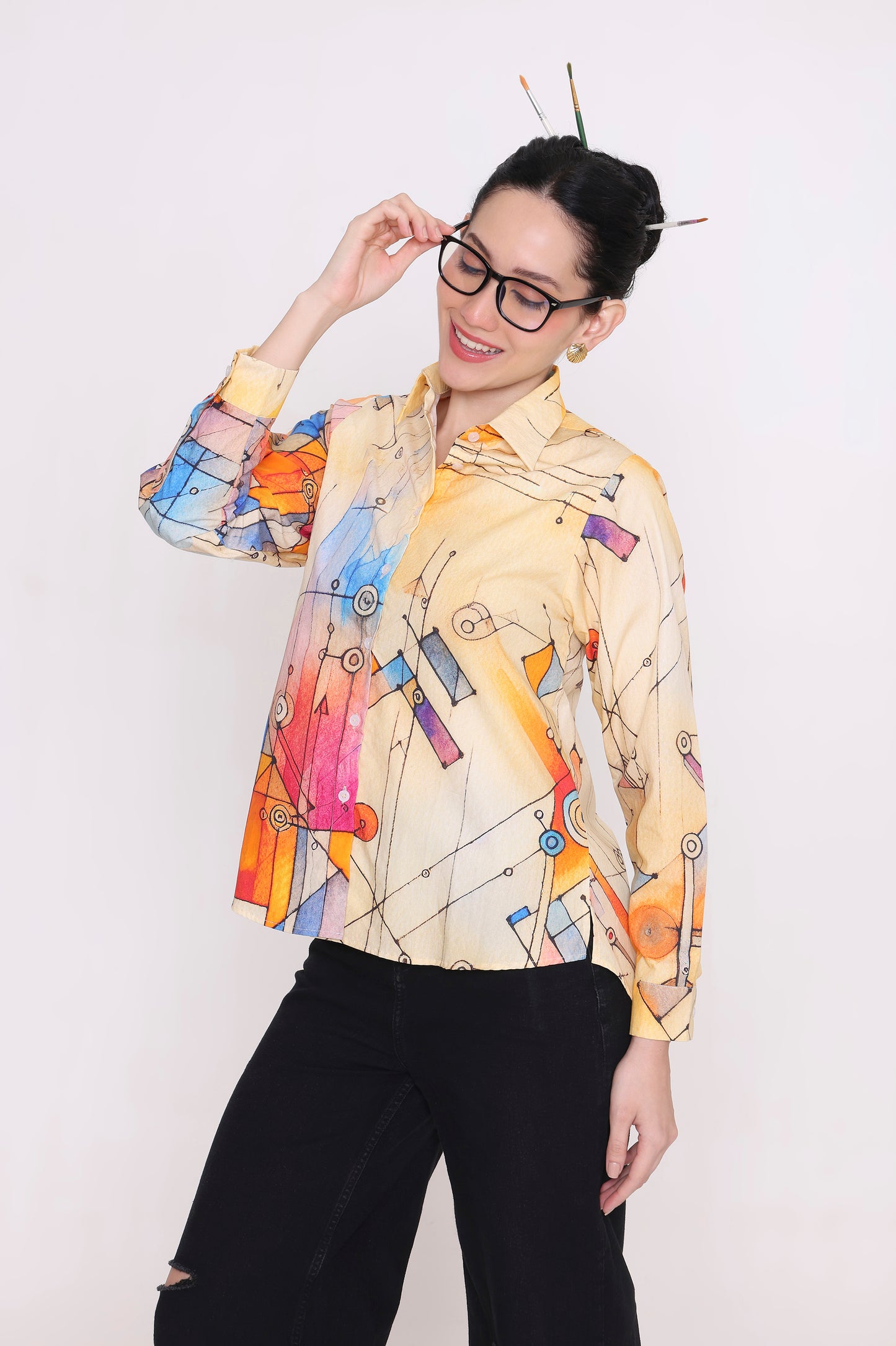 Art Studio Geometric Shirt