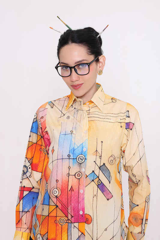 Art Studio Geometric Shirt