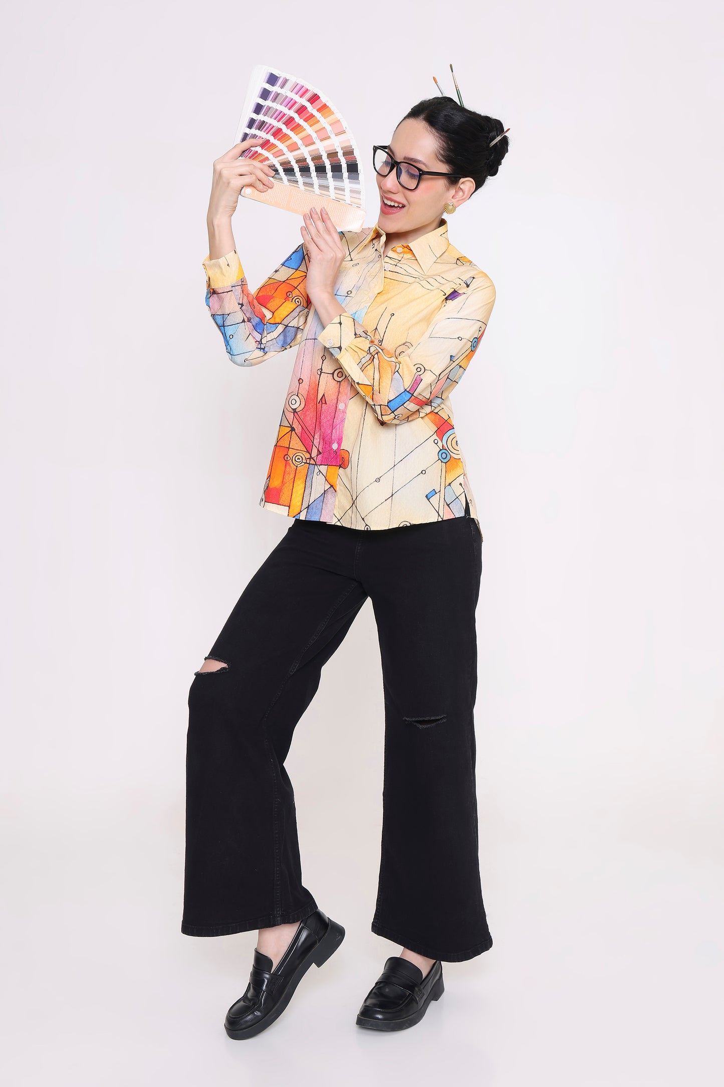 Art Studio Geometric Shirt