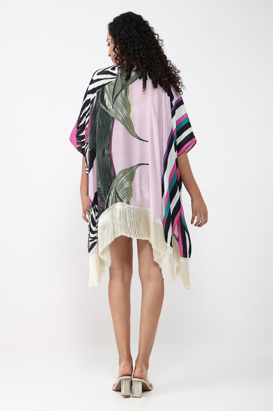 Zebra Mirage Kaftan