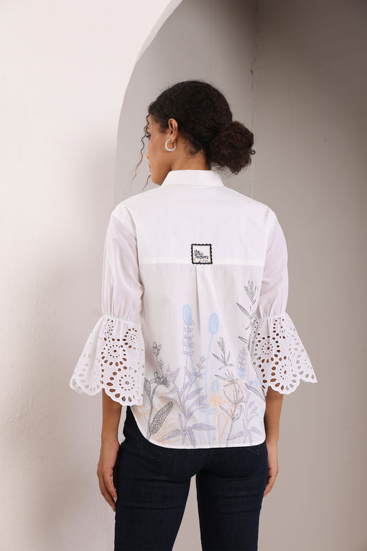 Lined in Petals Shirt