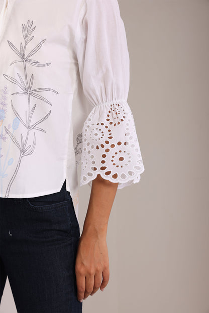 Lined in Petals Shirt